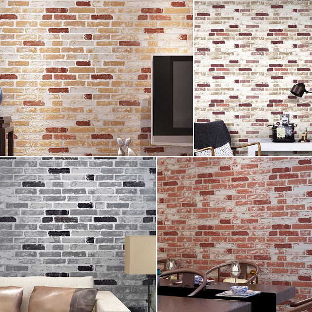 Brick wall tv couch lamp free wallpaper - medium preview image