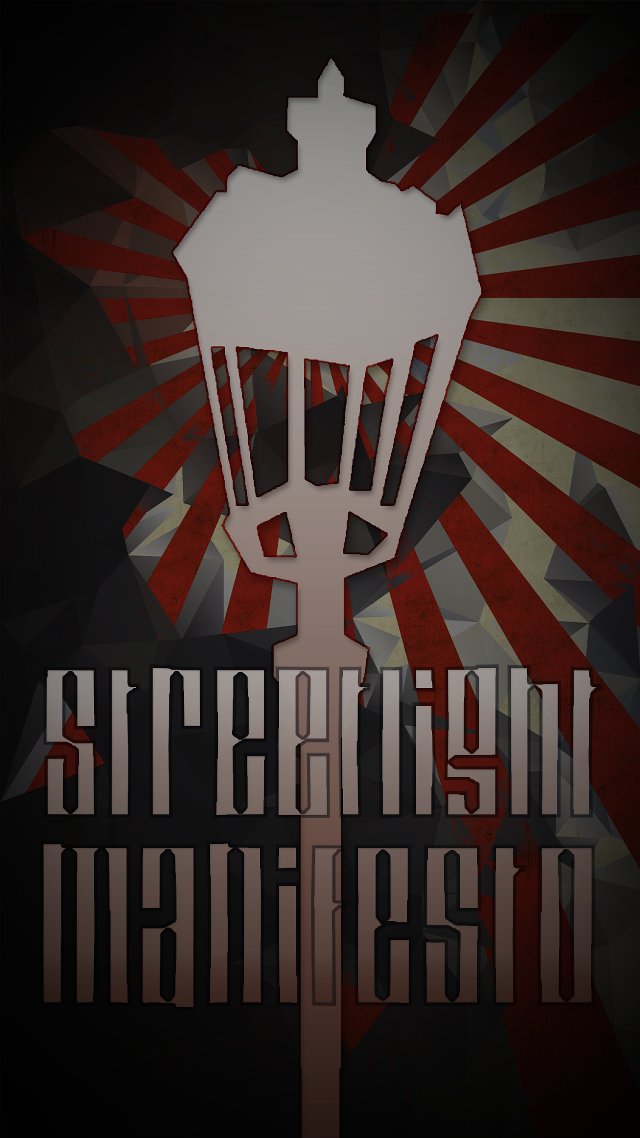 Light pole starburst background poster free wallpaper - medium preview image
