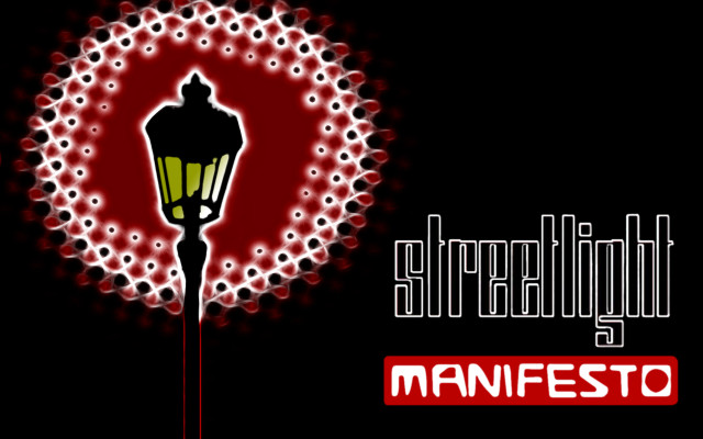 Streetlight manchester afrofuturism silhouette conceptart free wallpaper - medium preview image