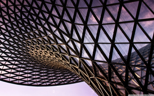 Tall building metal structure sky free wallpaper - medium preview image