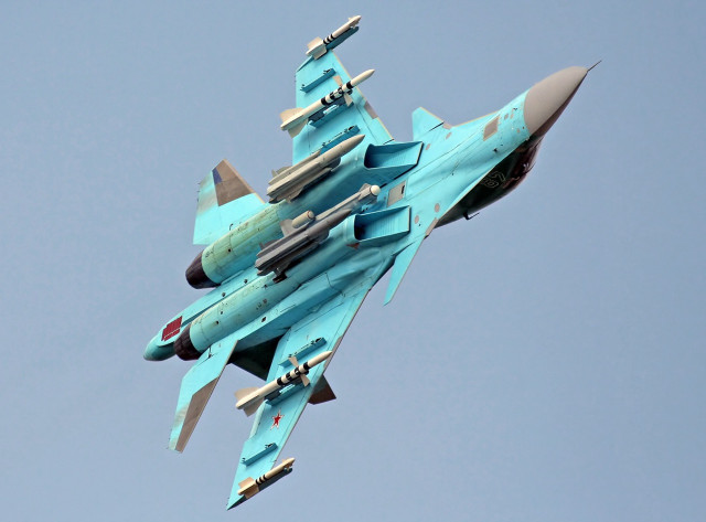 Fighter jet blue sky clouds #25 free wallpaper - medium preview image