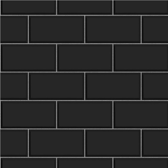 Black brick wall white border free wallpaper - medium preview image