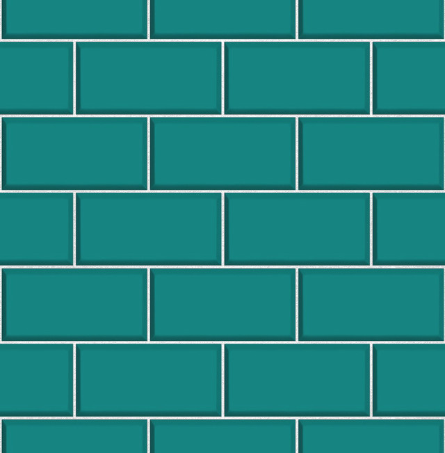Blue brick wall white border #2 free wallpaper - medium preview image