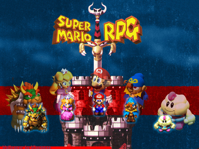 Cartoon characters super mario rpq free wallpaper - medium preview image
