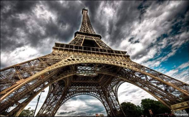 Tall tower sky background clouds free wallpaper - medium preview image