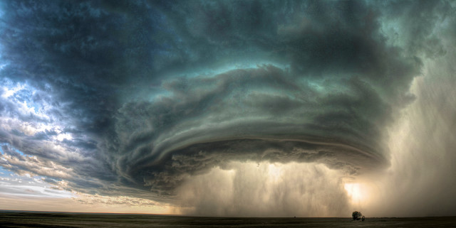 Cloud field tree car sky free wallpaper - medium preview image