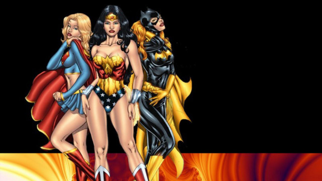 Wonder girls feminist comic art free wallpaper - medium preview image