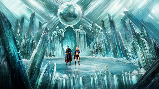 Frozen cave crystal ball fantasy free wallpaper - medium preview image