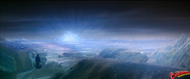 Man mountain iceberg sky background free wallpaper - medium preview image