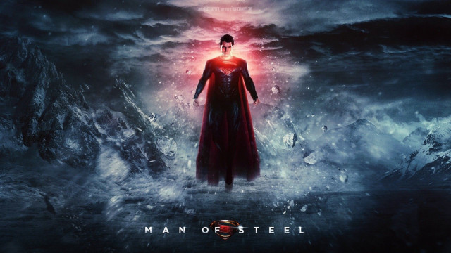 Man steel storm mountain night free wallpaper - medium preview image