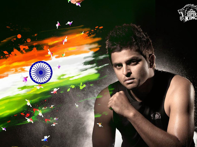 Man posing flag butterflies background free wallpaper - medium preview image