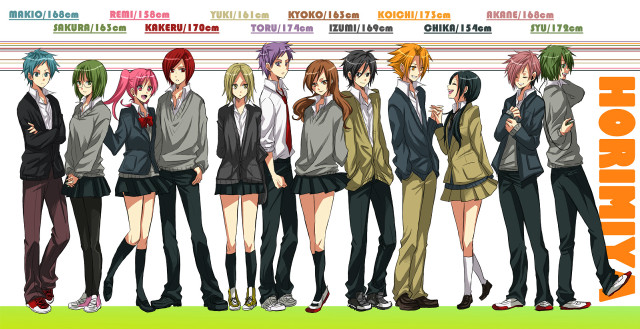 Anime characters group white background #19 free wallpaper - medium preview image