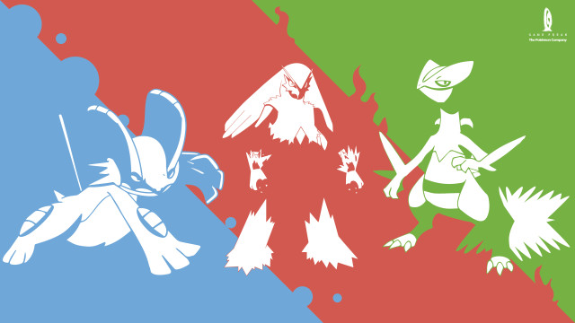 Pokemon group multicolored background white free wallpaper - medium preview image