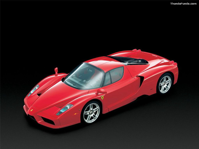 Red sports car photorealism digital free wallpaper - medium preview image
