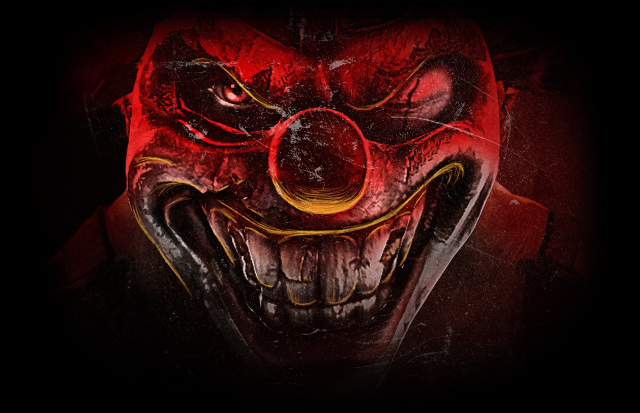 Creepy clown red nose yellow #3 free wallpaper - medium preview image