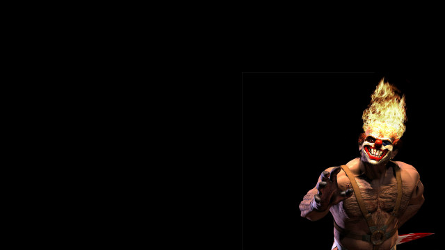 Demonic yellow mask fire head #2 free wallpaper - medium preview image