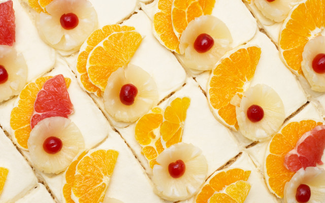 Close up fruit tray oranges free wallpaper - medium preview image