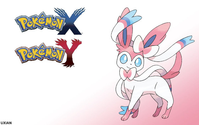 Pokemon logo pink white red free wallpaper - medium preview image
