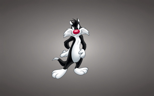 Cartoon cat red nose black #3 free wallpaper - medium preview image