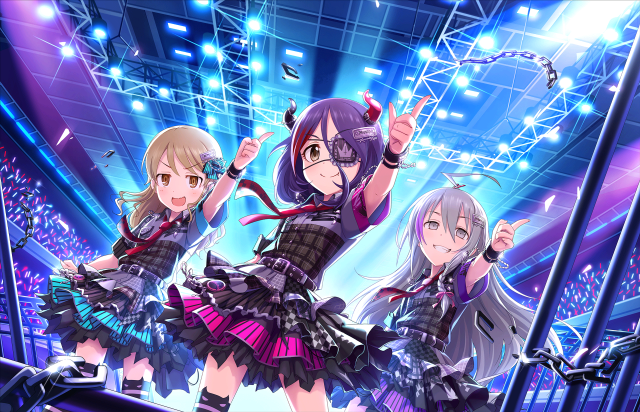 Anime girls stage crowd stadium #2 free wallpaper - medium preview image