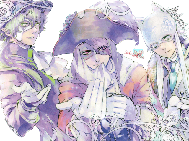 Anime characters costumes hats festival free wallpaper - medium preview image