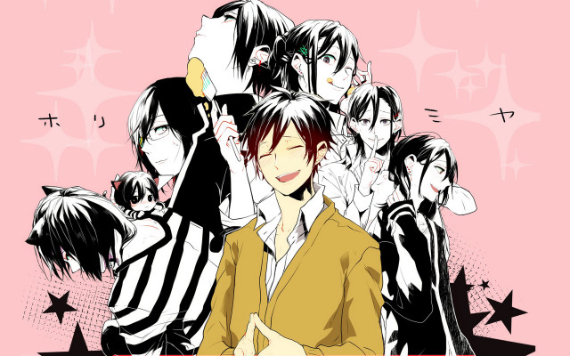 Group people pink background red free wallpaper - medium preview image