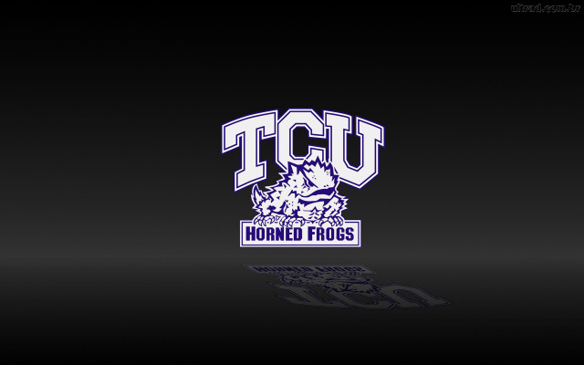 Black background tcu logo horse #2 free wallpaper - medium preview image
