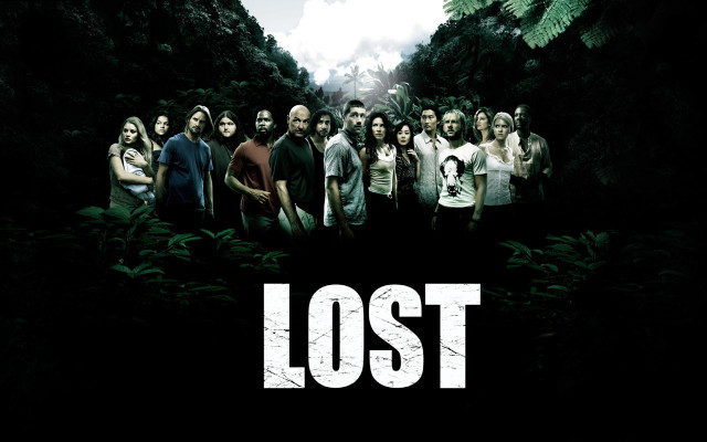 Group people forest lost standing free wallpaper - medium preview image