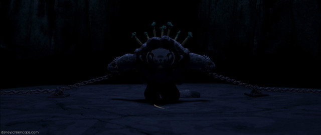 Creepy creature chains neck hands free wallpaper - medium preview image