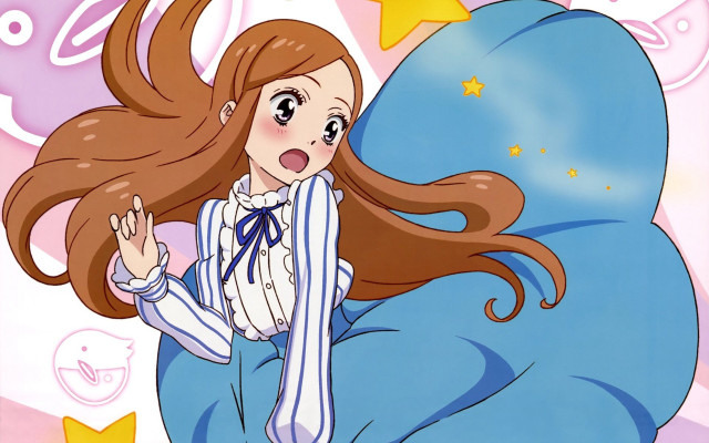 Cartoon Aguri Uchida star pillow free wallpaper - medium preview image