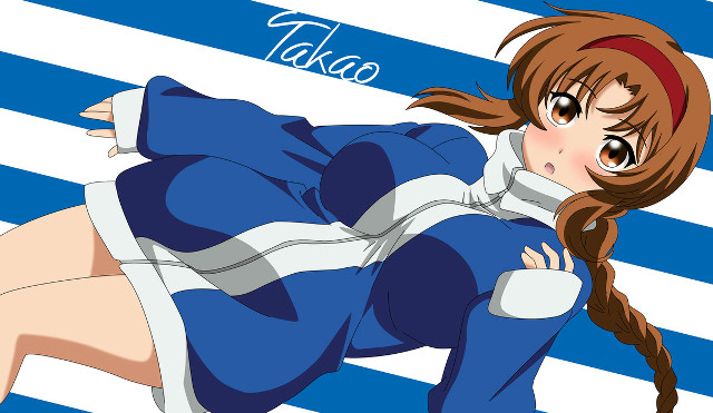 Woman blue dress ponytail hair free wallpaper - medium preview image