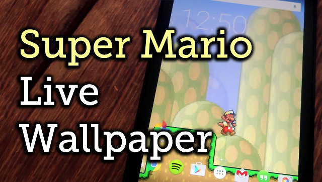 Tablet game super mario live free wallpaper - medium preview image