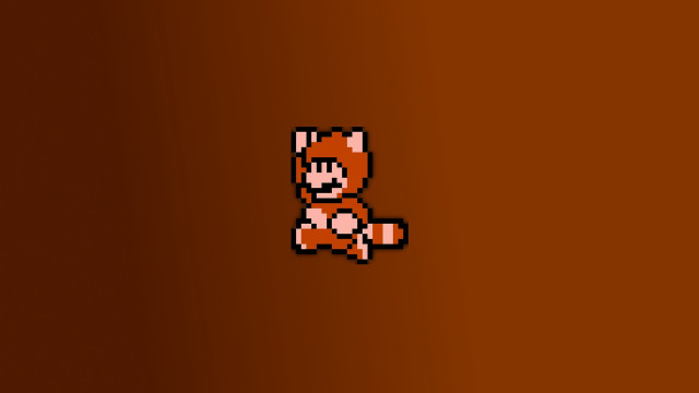 Pixel art brown teddy bear free wallpaper - medium preview image