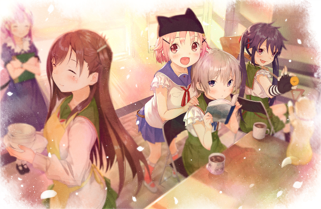 Girls table drinks man hat #2 free wallpaper - medium preview image