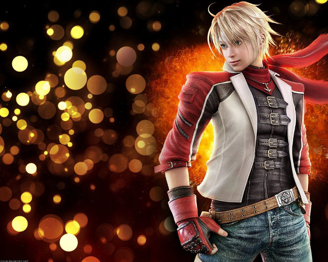Woman red jacket jeans fire free wallpaper - medium preview image