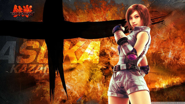 Girl short outfit gun cross free wallpaper for desktop - medium preview image