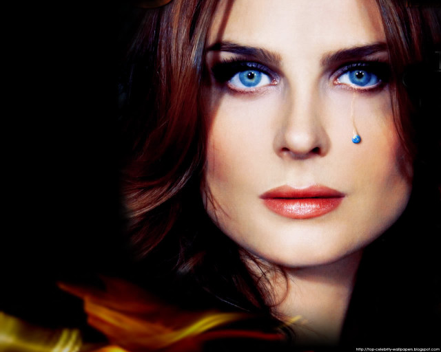 Blue eyes teary nose yellow free wallpaper - medium preview image