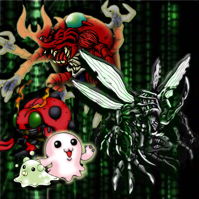 Cartoon character demon background image free wallpaper - medium preview image