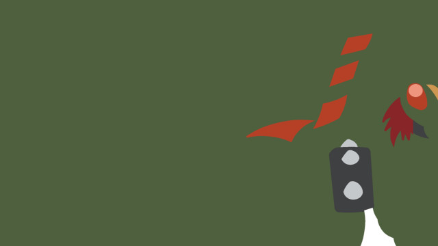 Cartoon man gun red arrow free wallpaper - medium preview image