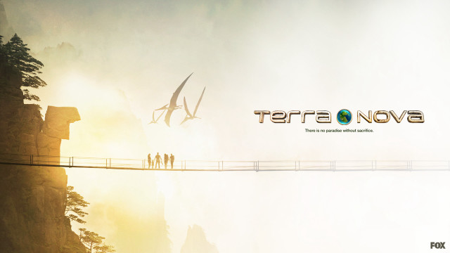 People walking bridge river bird free wallpaper - medium preview image