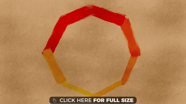 Red yellow stop sign click free wallpaper - medium preview image