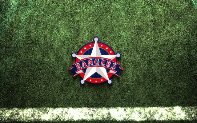 Rangers logo green grass star free wallpaper - medium preview image