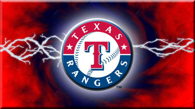 Texas rangers logo red background free wallpaper - medium preview image