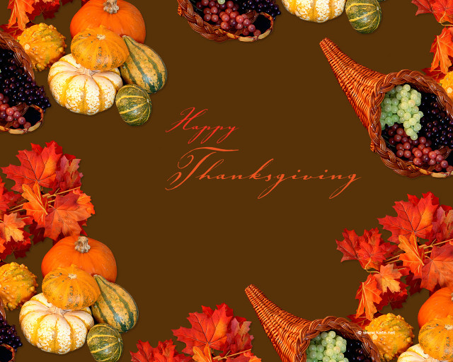 Thanksgiving card fruit basket pumpkin #2 free wallpaper - medium preview image