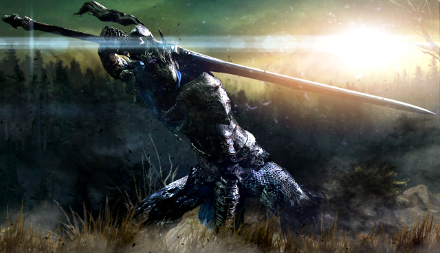 Man armor sword field grass #2 free wallpaper - medium preview image