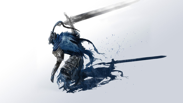 Knight sword bird armor blue free wallpaper - medium preview image