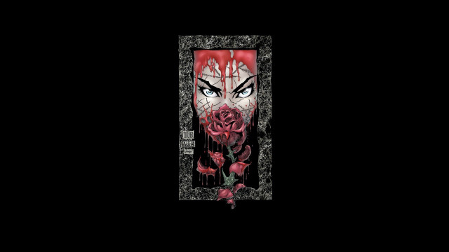 Creepy clown rose mouth creepy free wallpaper - medium preview image