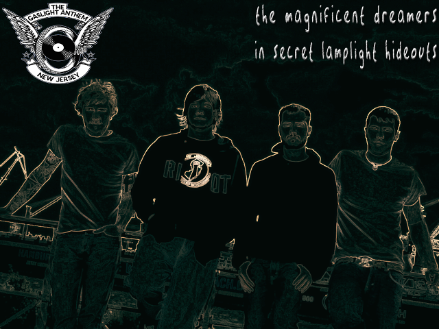Young men group dark background free wallpaper - medium preview image