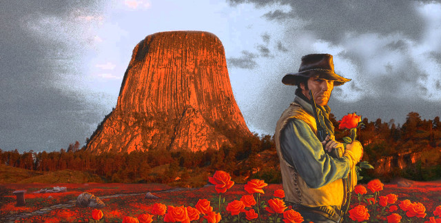 Man hat yellow jacket field free wallpaper - medium preview image