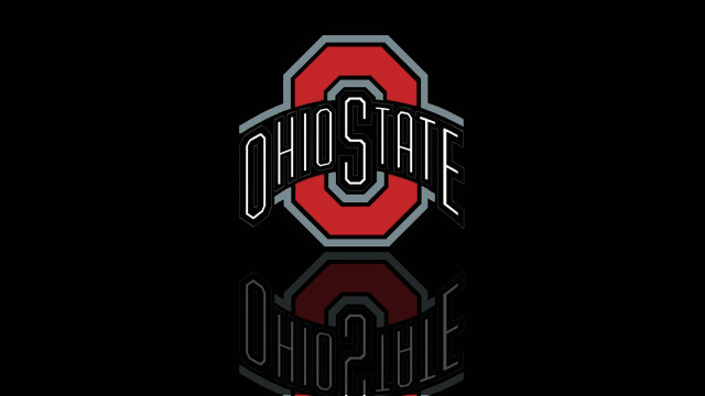 Ohio state black red logo #2 free wallpaper - medium preview image